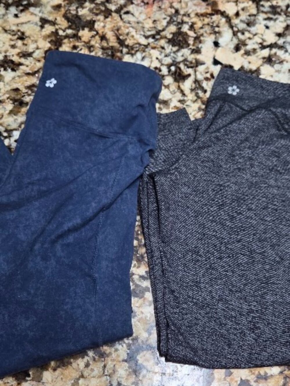 Tuff Athletics workout pants set Grey and Navy Blue Large